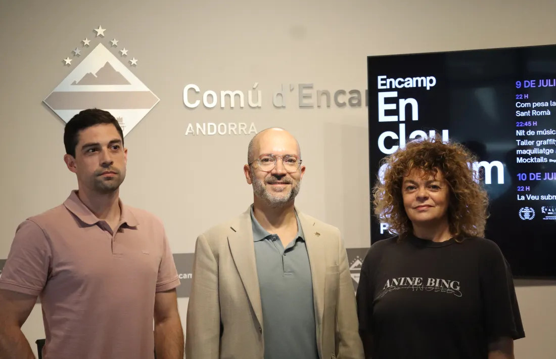 Un moment de la presentació del cicle Encamp en clau de llum.
