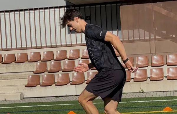 p. 30 Xavier Cornella, durant una sessió de preparació al CTEO_FOTO FAE