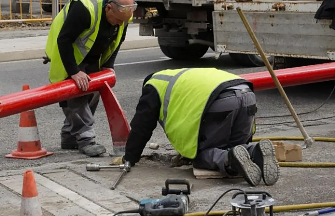 La mitjana d'accidents laborals del període 2021-2025 és de 1.393 accidents per any.