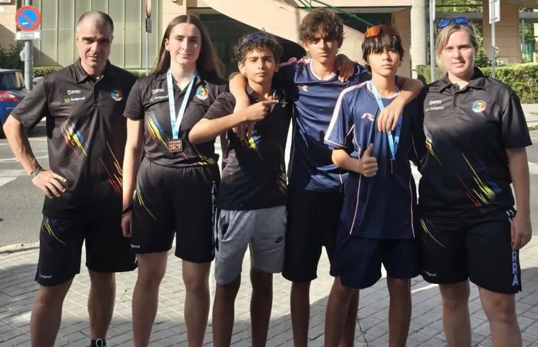 Els dos medallistes, a Segòvia.