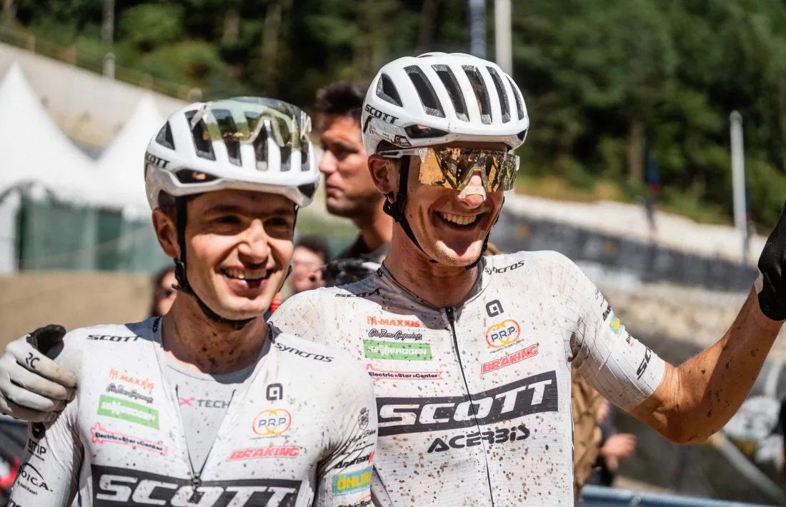 Davide Foccoli i Stefano Goria, els primers líders de l'Andorra Epic.