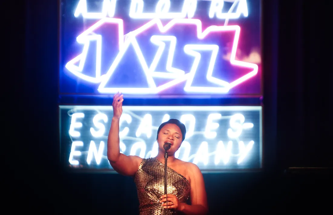 Lizz Wright va protagonitzar ahir la quarta nit del festival al Prat del Roure escaldenc.