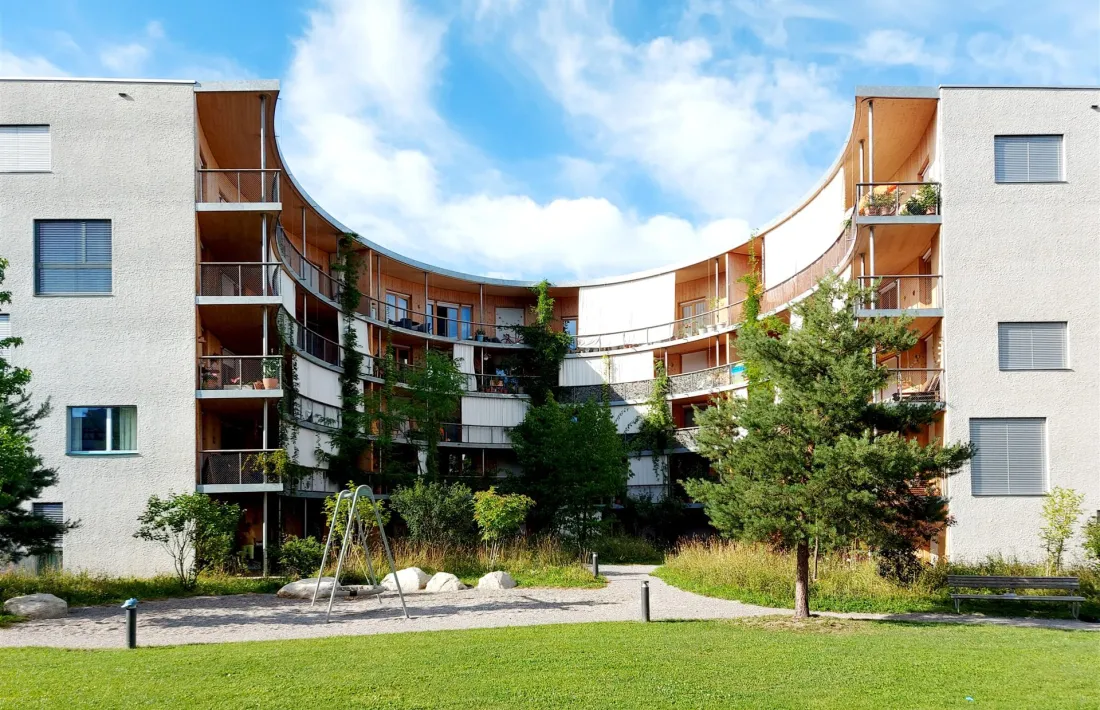 La cooperativa Holderhof, a Zúrich.