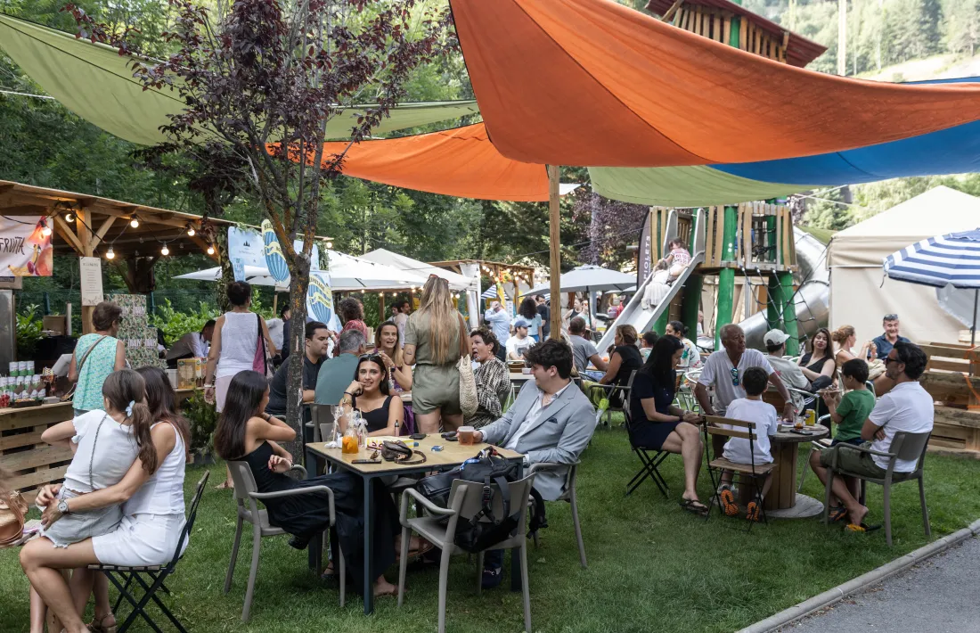 Una edició anterior de la Serenalla Market al parc del Prat Gran de la Massana.