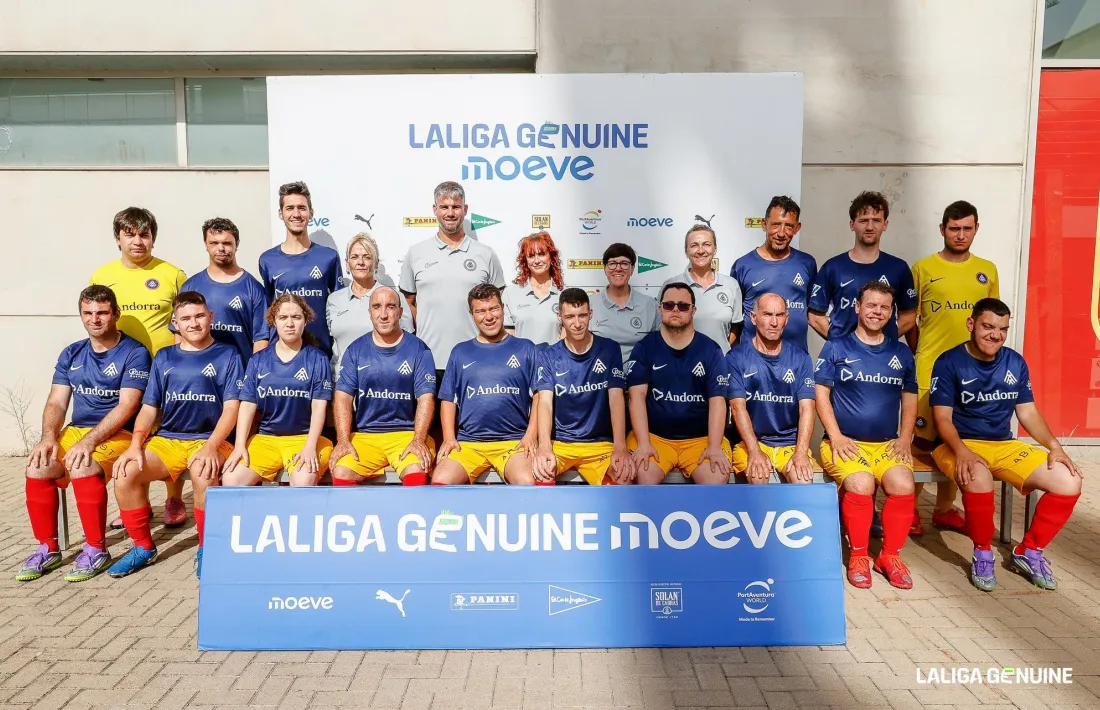La plantilla de l’FC Andorra Genuine 