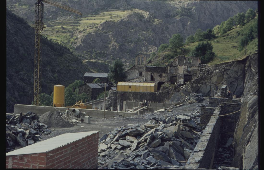 Andorra, Canillo, Meritxell, construcció, Josep Moles Demunt, Arxiu Nacional, Bofill, Esteve Albert, Pessebre Vivent
