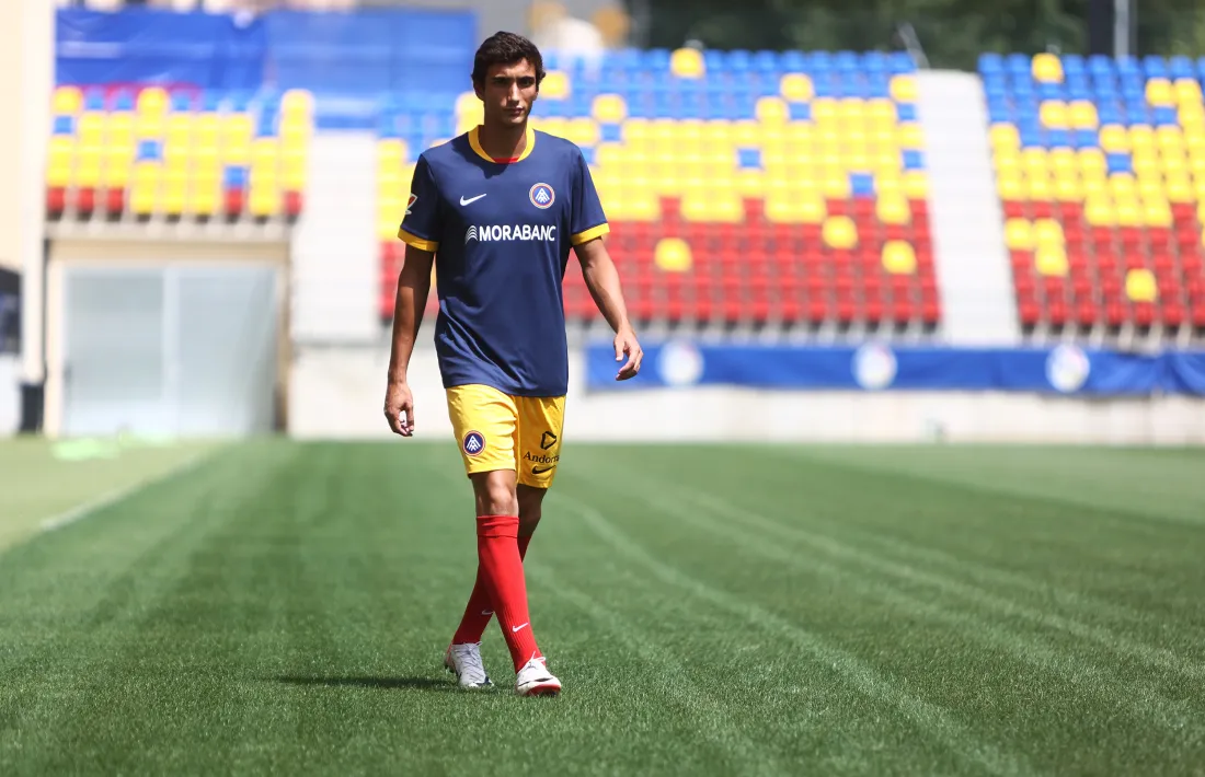 Juan Sebastián, del Reial Saragossa a l'FC Andorra.