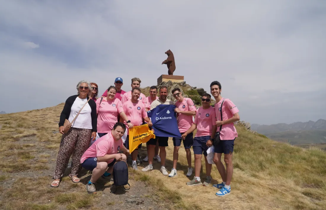 L'equip Genuine de l'FC Andorra, a Solanelles.