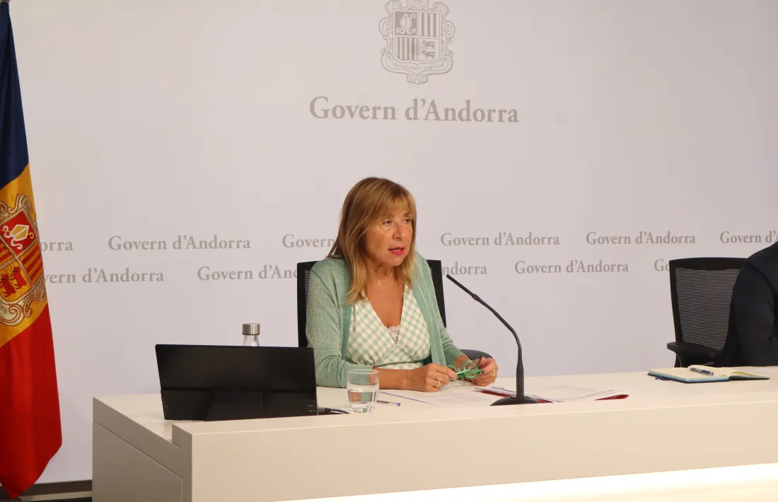 La ministra de Presidència, Economia, Treball i Habitatge, Conxita Marsol.