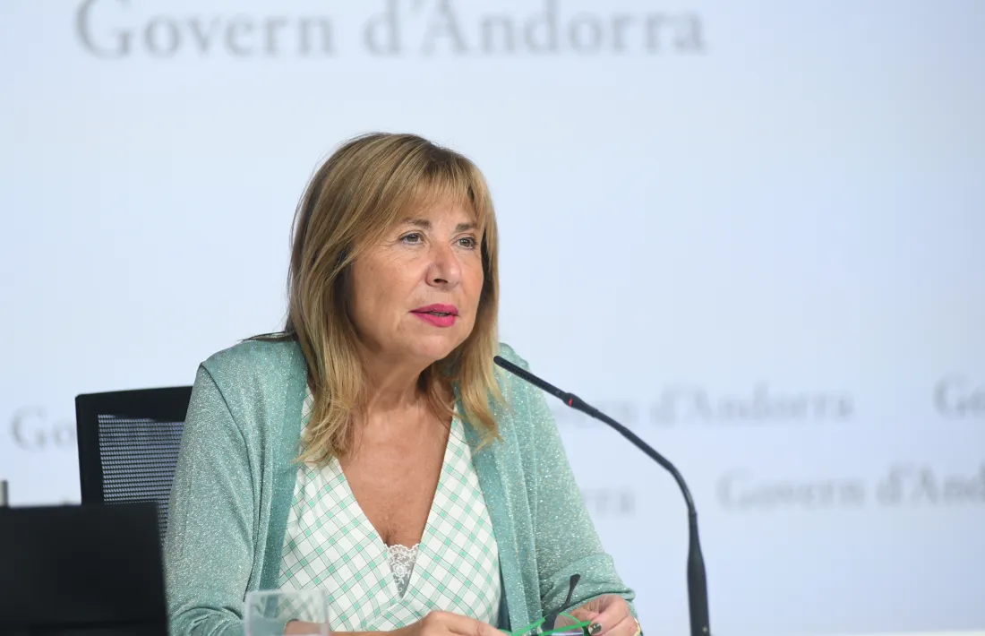La ministra de Presidència, Economia, Treball i Habitatge, Conxita Marsol.