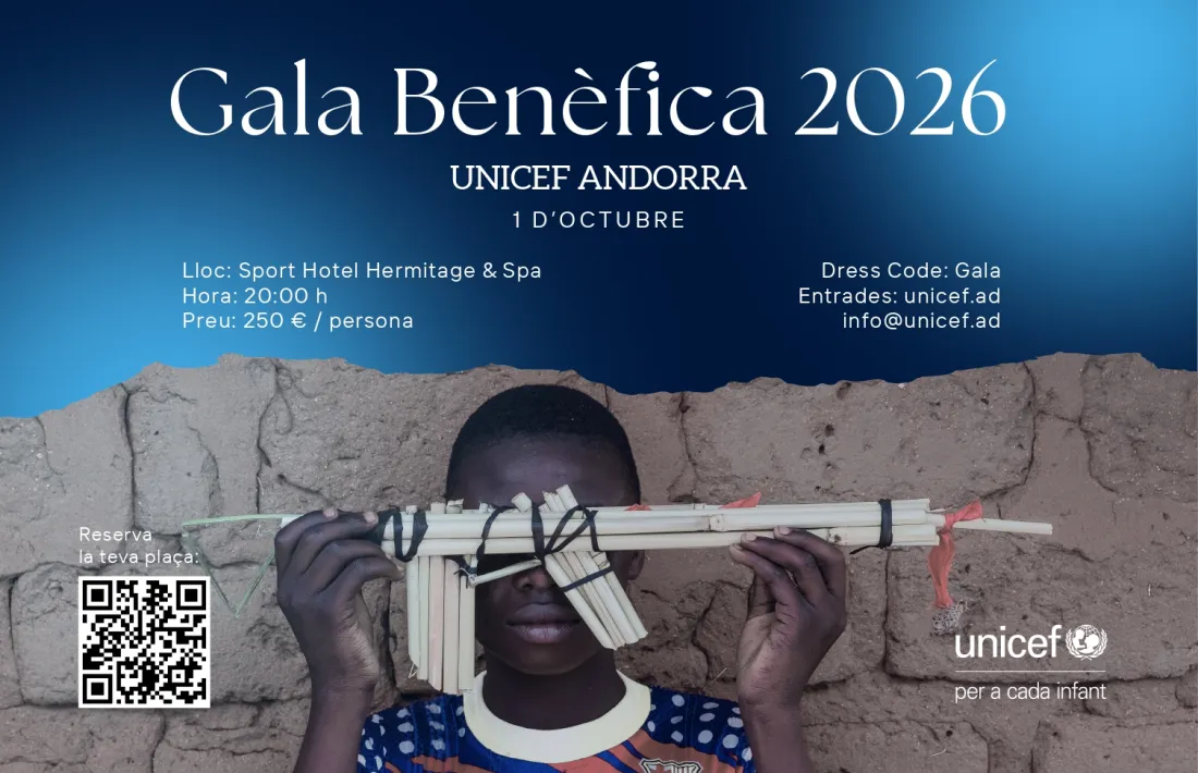 El cartell del Sopar de Gala Solidari.