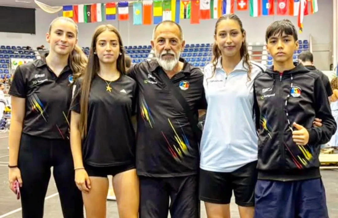 La delegació andorrana.