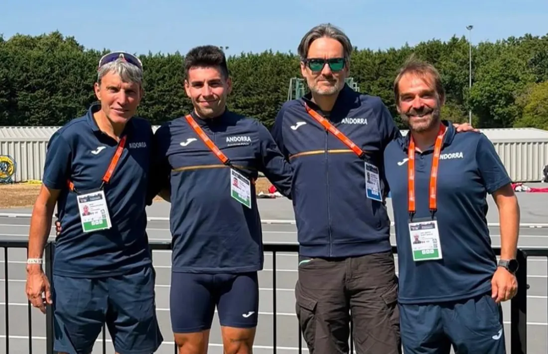 Nahuel Carabaña, lidera la delegació andorrana a Birmingham.