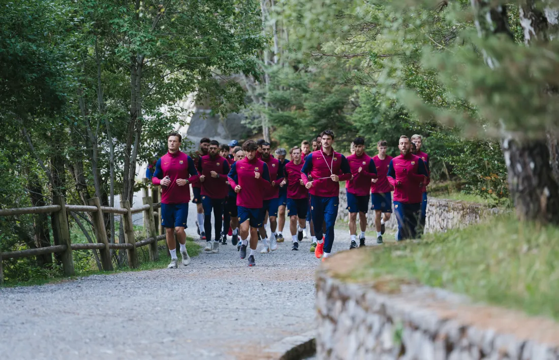 El Barça d'handbol, a Engolasters.