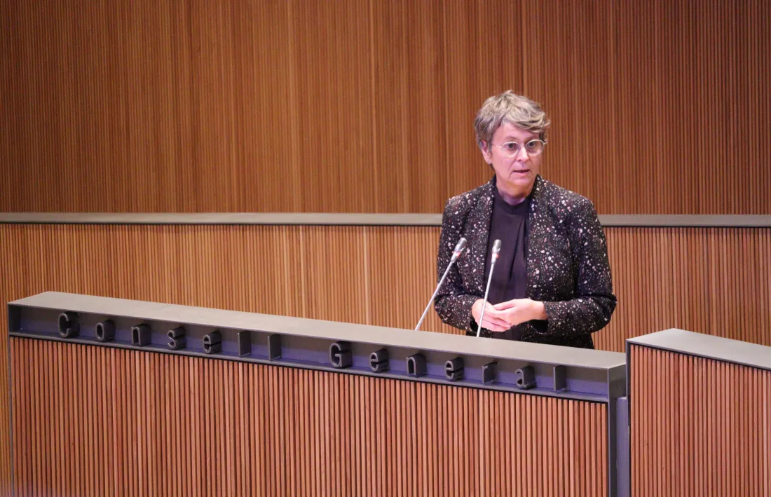 Susanna Vela, presidenta i consellera general del Grup Parlamentari Socialdemòcrata.
