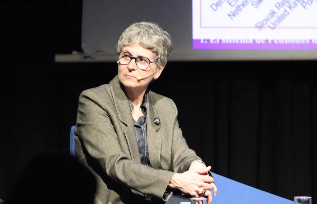 La presidenta del grup parlamentari socialdemòcrata, Susanna Vela.