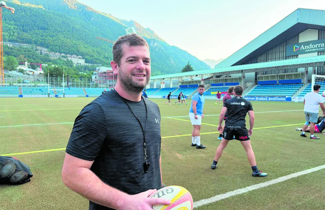 Santi Lugones, en el seu primer entrenament amb el VPC.