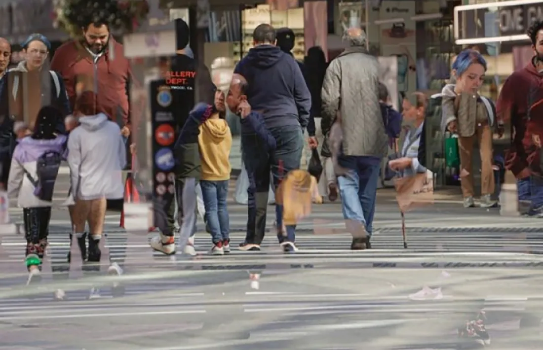 Turistes al carrer.