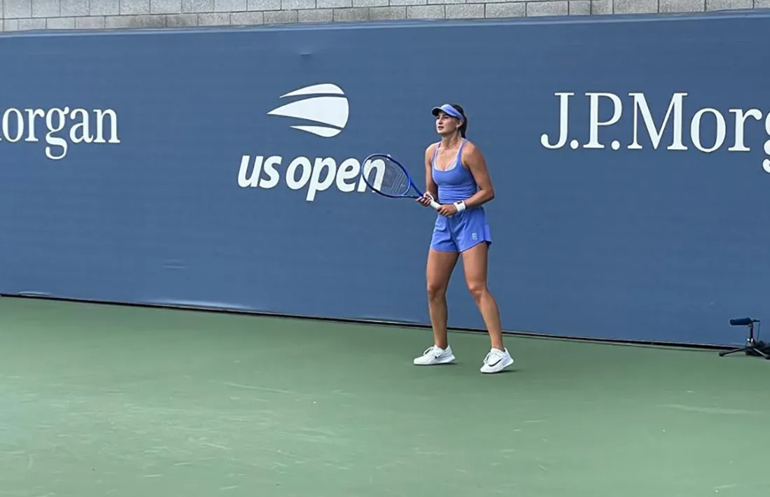 Vicky Jiménez, a l’US Open.