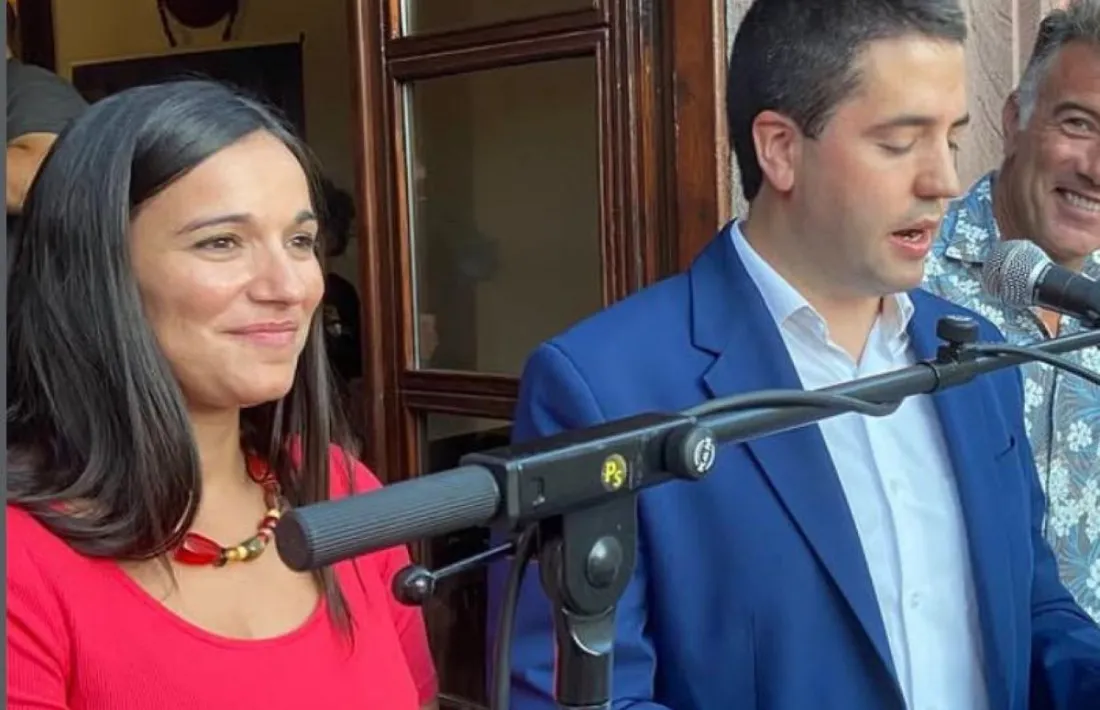 Moreno i Barrera ara fa justament un any, durant el pregó de la festa major. 
