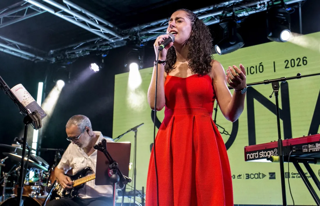 Un moment del concert de semifinals a la sala La Nau de Barcelona.
