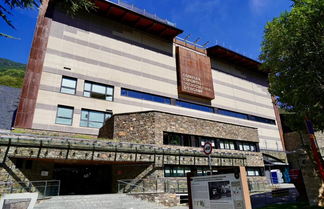 El Complex Esportiu i Sociocultural d’Encamp.