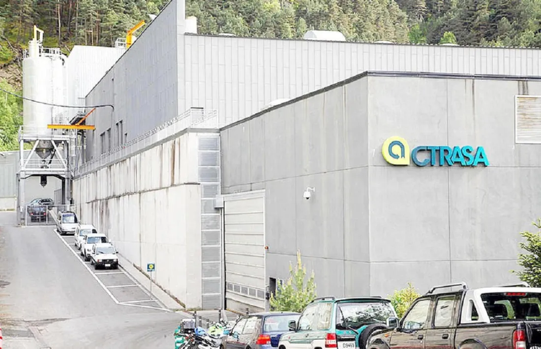 El centre de tractament de residus.