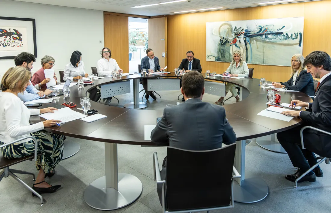 La reunió de la junta de presidents d'aquesta tarda.