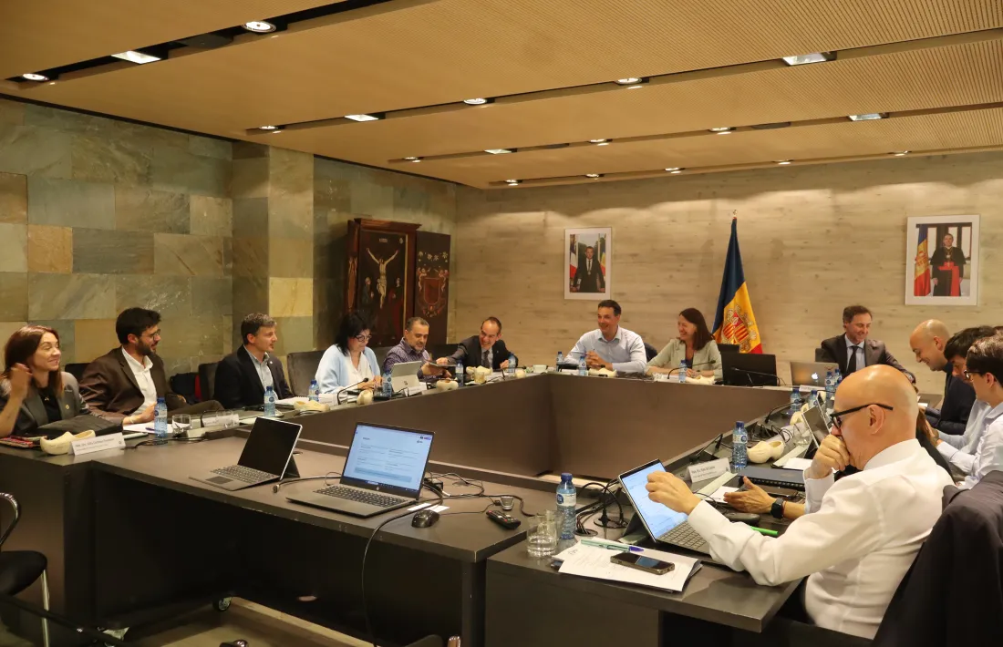 La reunió de cònsols celebrada a Ordino.