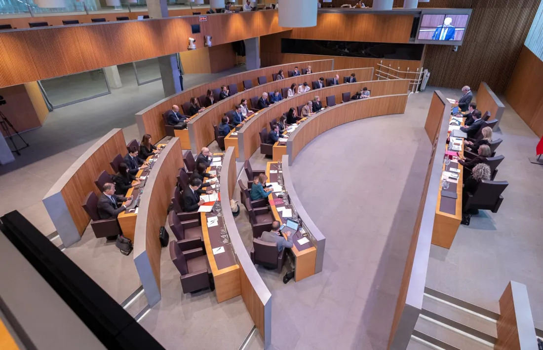Una sessió del Consell General.