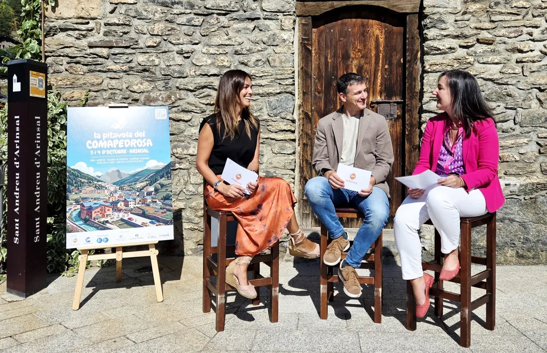 Un moment de la presentació de la Pitavola, que tindrà lloc al poble d'Arinsal.