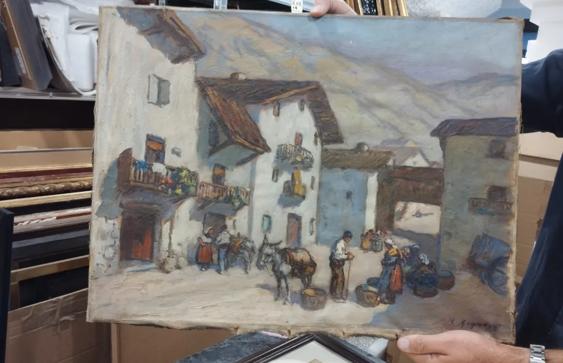Carrer major de la Mosquera, de Ludovic Guignoux.