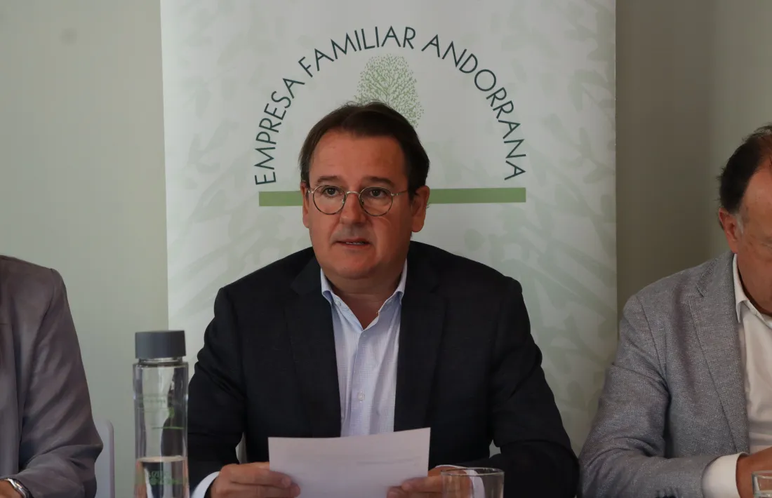 El president de l'Empresa Familiar Andorrana, Daniel Aristot.