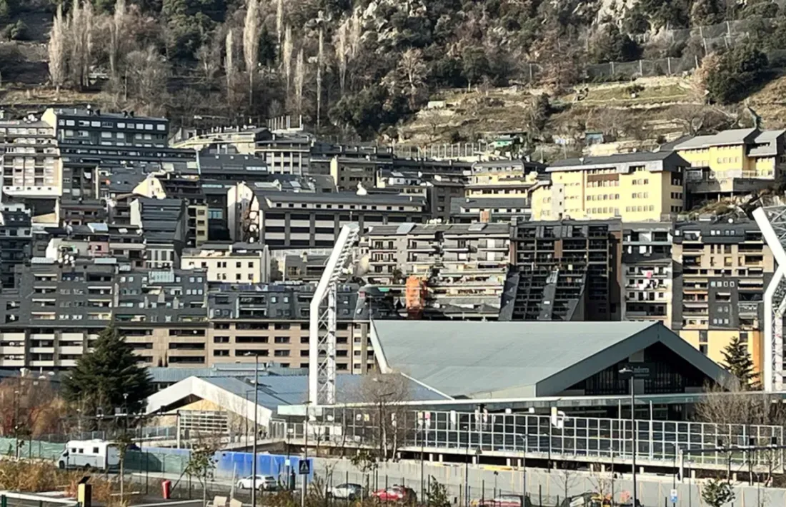 Una imatge d'Andorra la Vella.