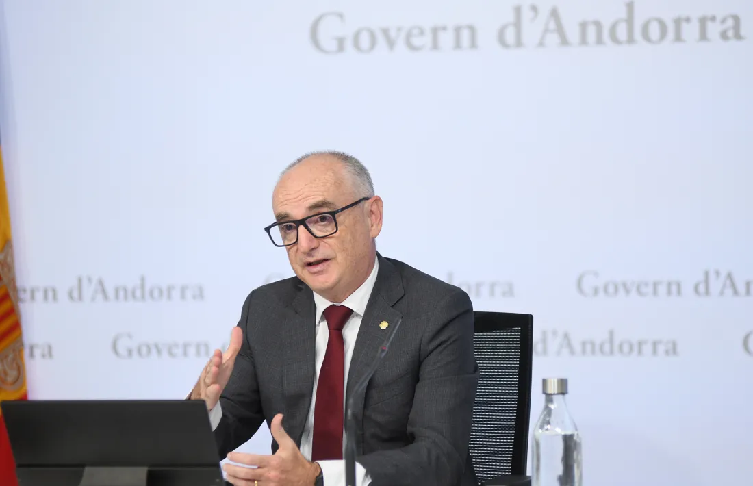 El ministre de Finances, Ramon Lladós, ha explicat la nova emissió.