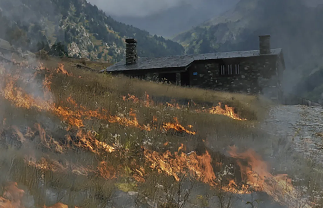 El cartell de la campanya de prevenció d'incendis forestals d'aquest estiu.