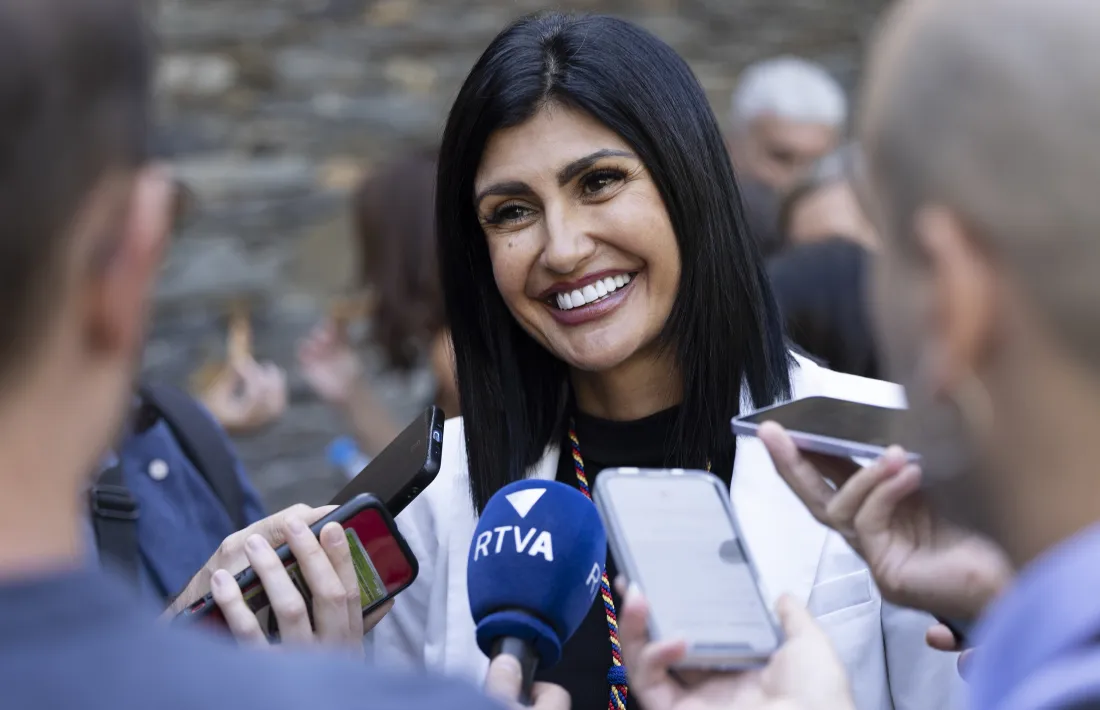 La presidenta del grup parlamentari d’Andorra Endavant, Carine Montaner.