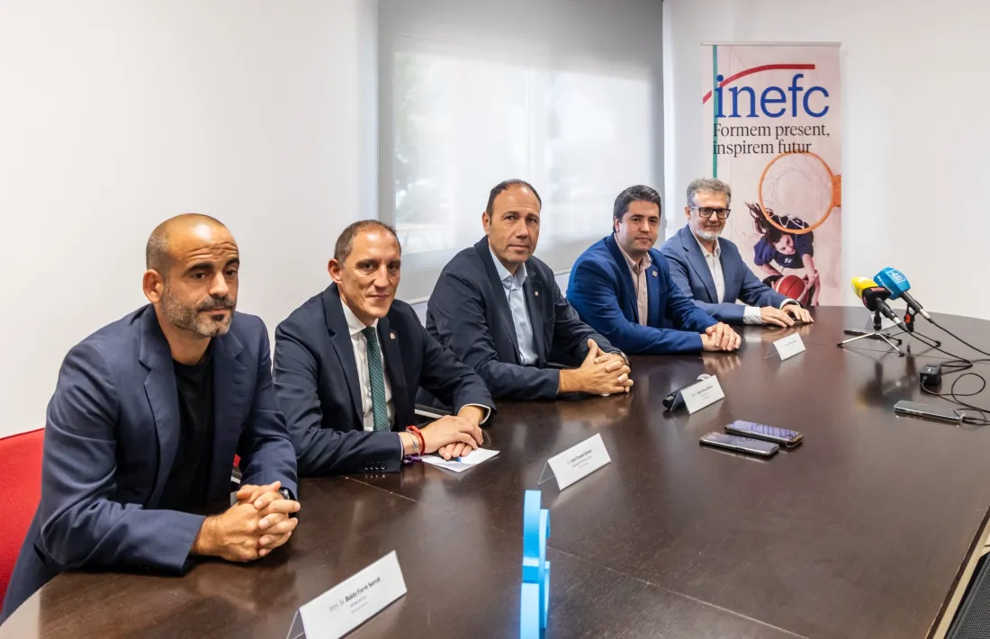 La nova marca Pirineus 27 s'ha presentat avui a l’INEFC Lleida.