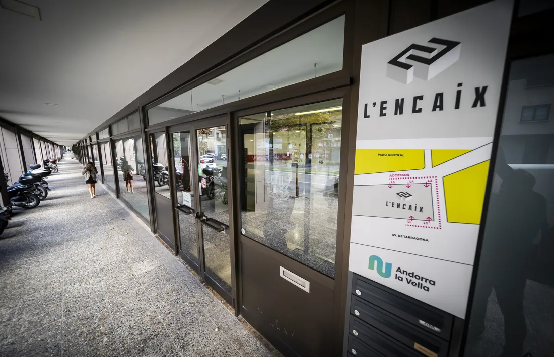 Els locals que el comú d'Andorra la Vella té a l'edifici de les Columnes.
