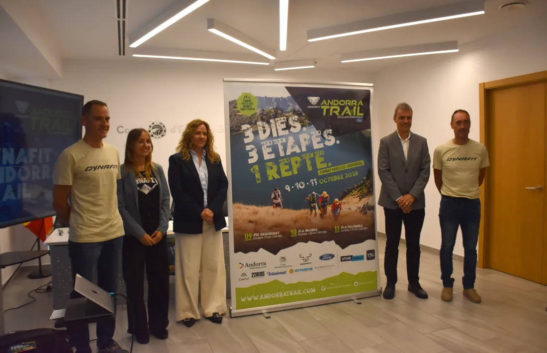 La Dynafit Andorra Trail es va presentar ahir a Escaldes-Engordany.