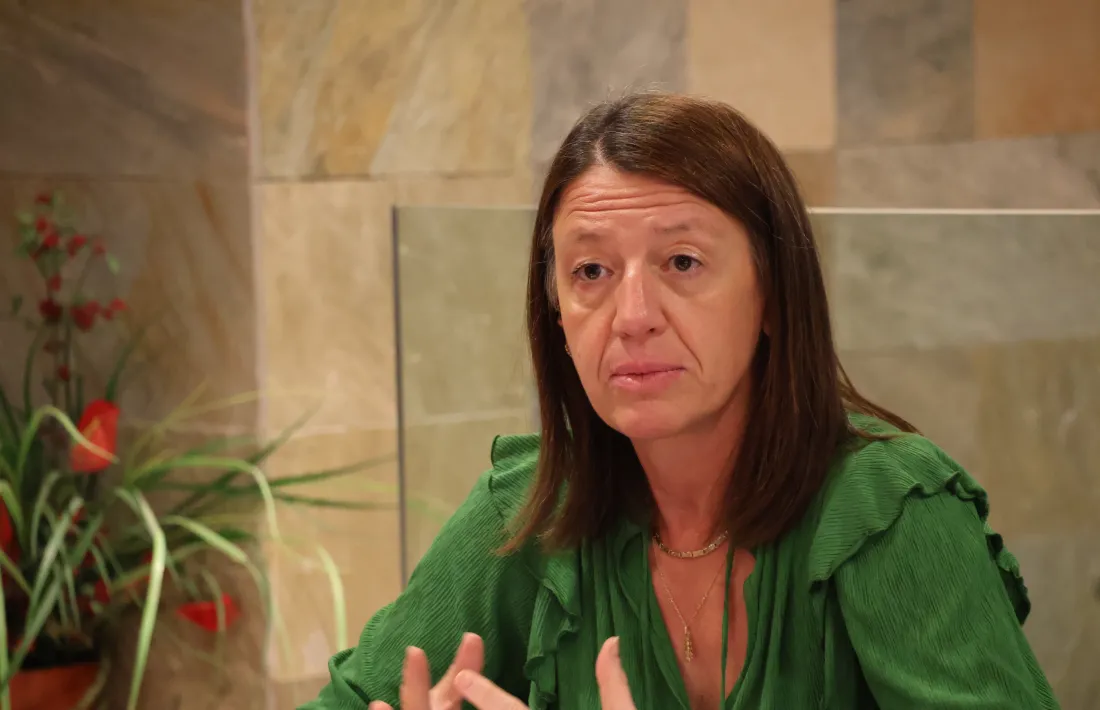 La cònsol major d’Ordino, Maria del Mar Coma, aquest dimecres al matí.