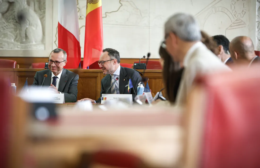 El cap de Govern, Xavier Espot, i el prefecte de la regió d’Occitània, Fabrice Rigoulet-Roze.