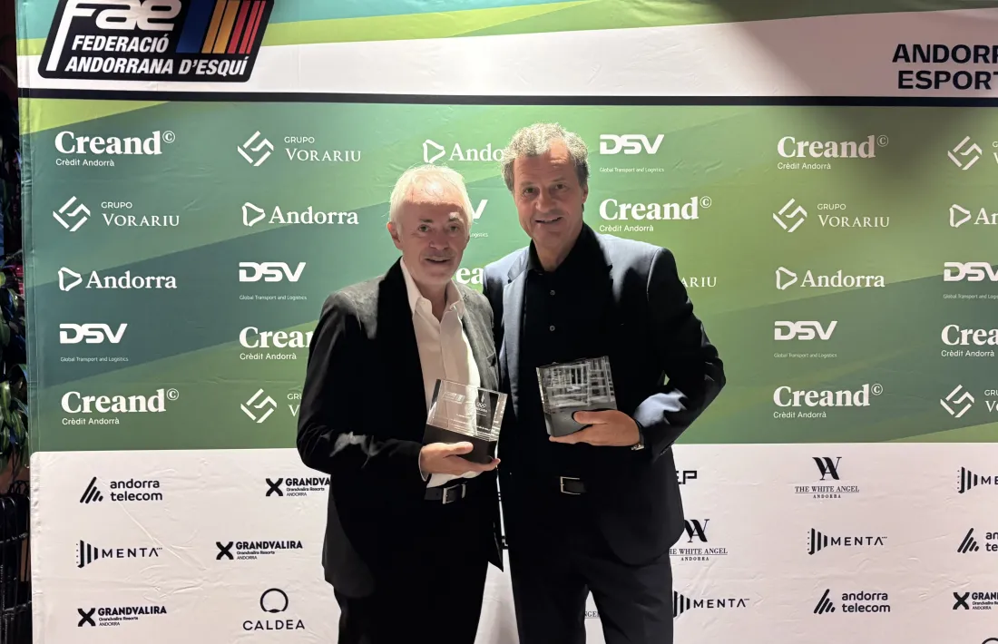Michel Vion i Janez Flere van ser premiats per la FAE i el COA.