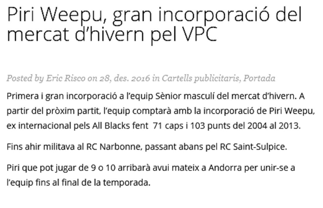 El VPC fa una innocentada