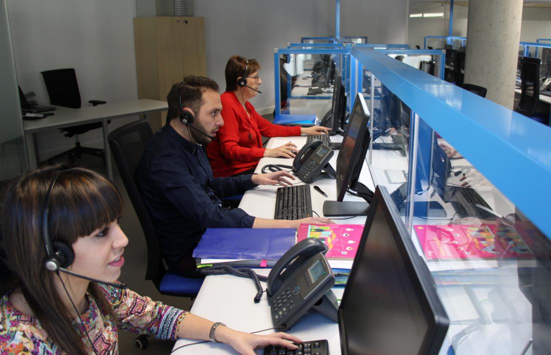 Creix un 68% en un any la plantilla del contact center internacional ESPIC 