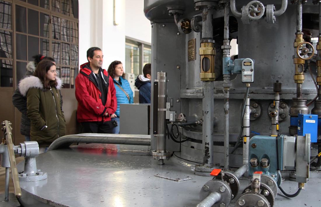 Les entranyes de la Central Hidroelèctrica al descobert