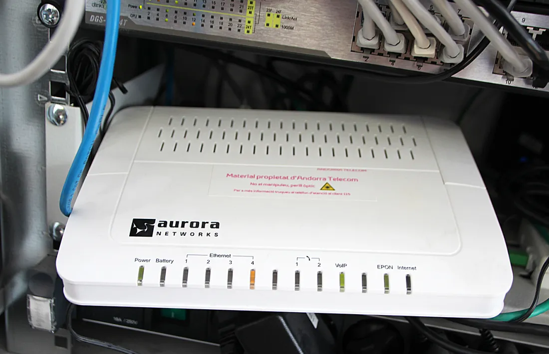 El canvi de terminals de fibra òptica permetrà arribar als 300Mbps