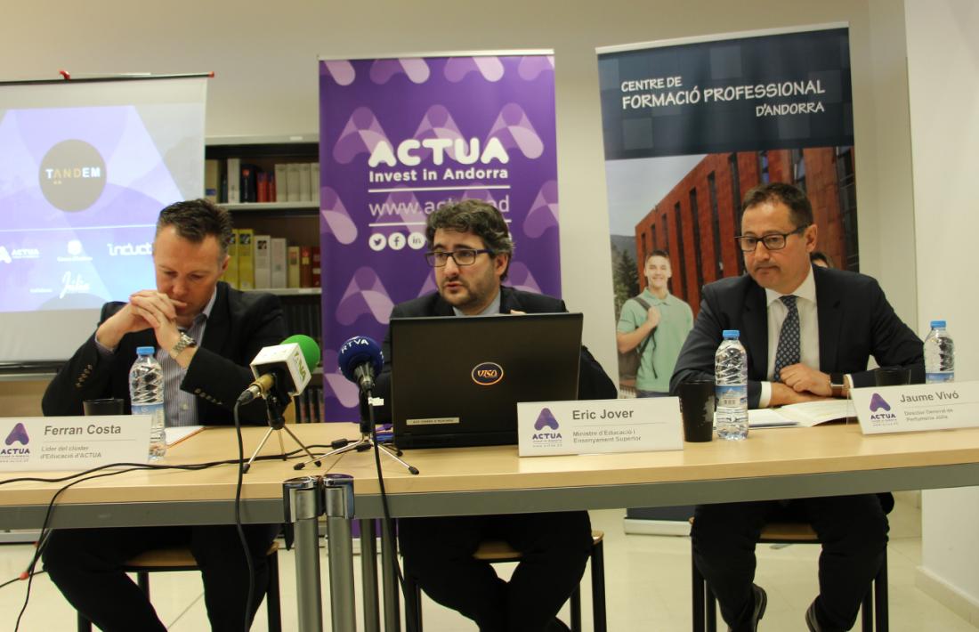  Actua presenta &#039;Tàndem&#039;, un &quot;espai transversal&quot; que vincula educació i empresa