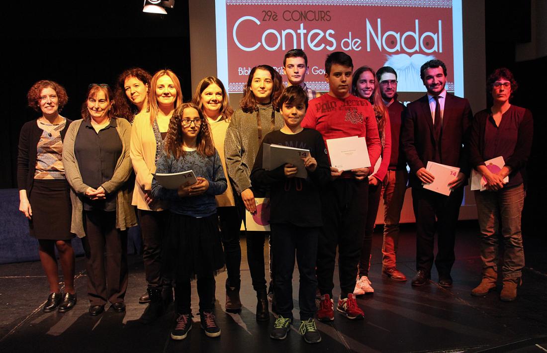 Oriol Costa, Pol González, Judit Pintat i Jan Arimany guanyen el 29è Concurs de contes de Nadal