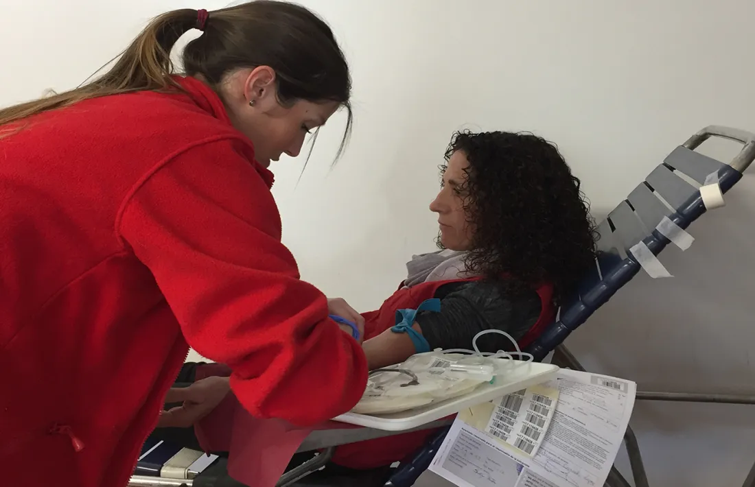 65 persones s'apropen a la Caubella per donar sang